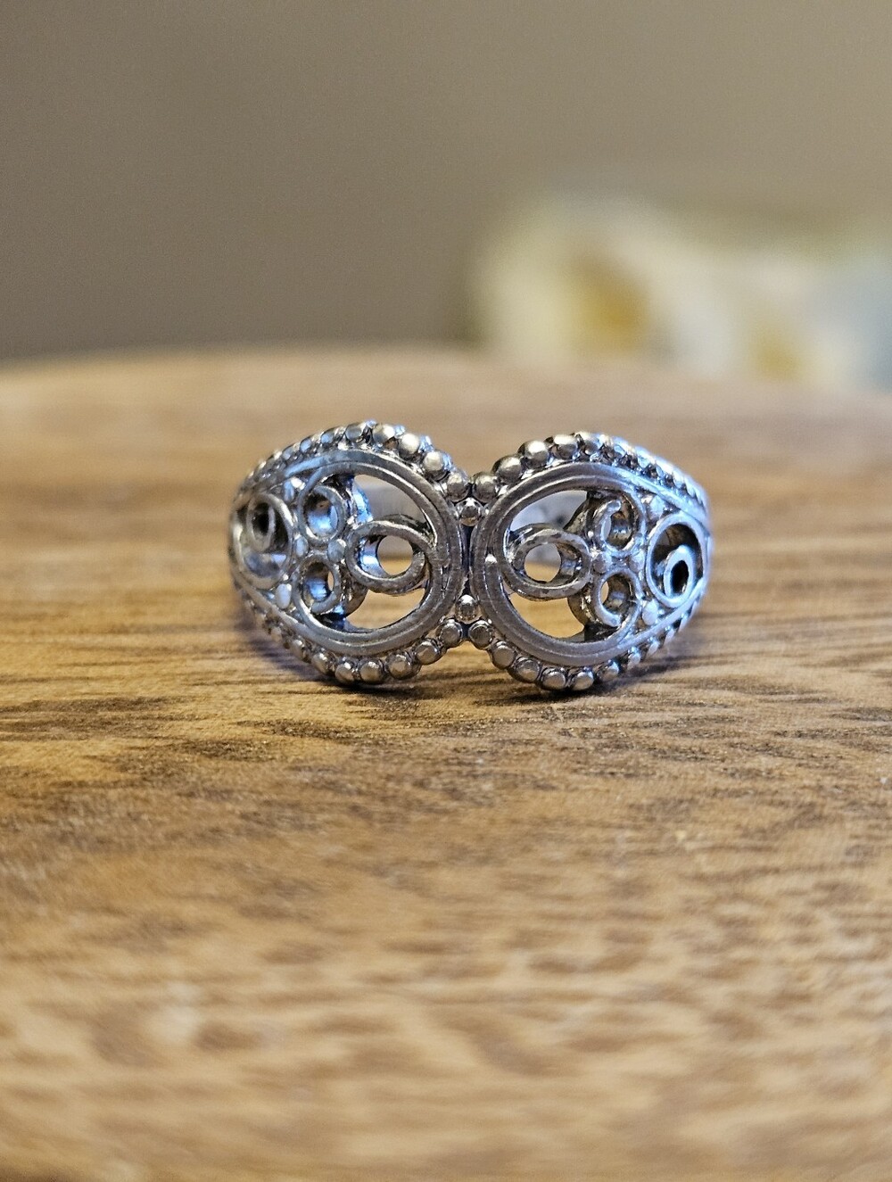 Sterling Silver Intricate Filigree Ring